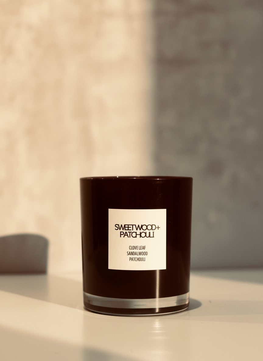 Sweet Wood + Patchouli  Scented Candle (312 G)