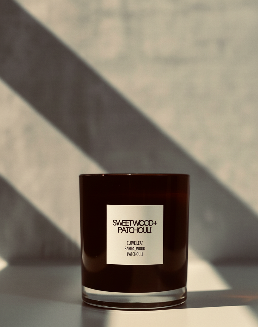 Sweet Wood + Patchouli  Scented Candle (312 G)