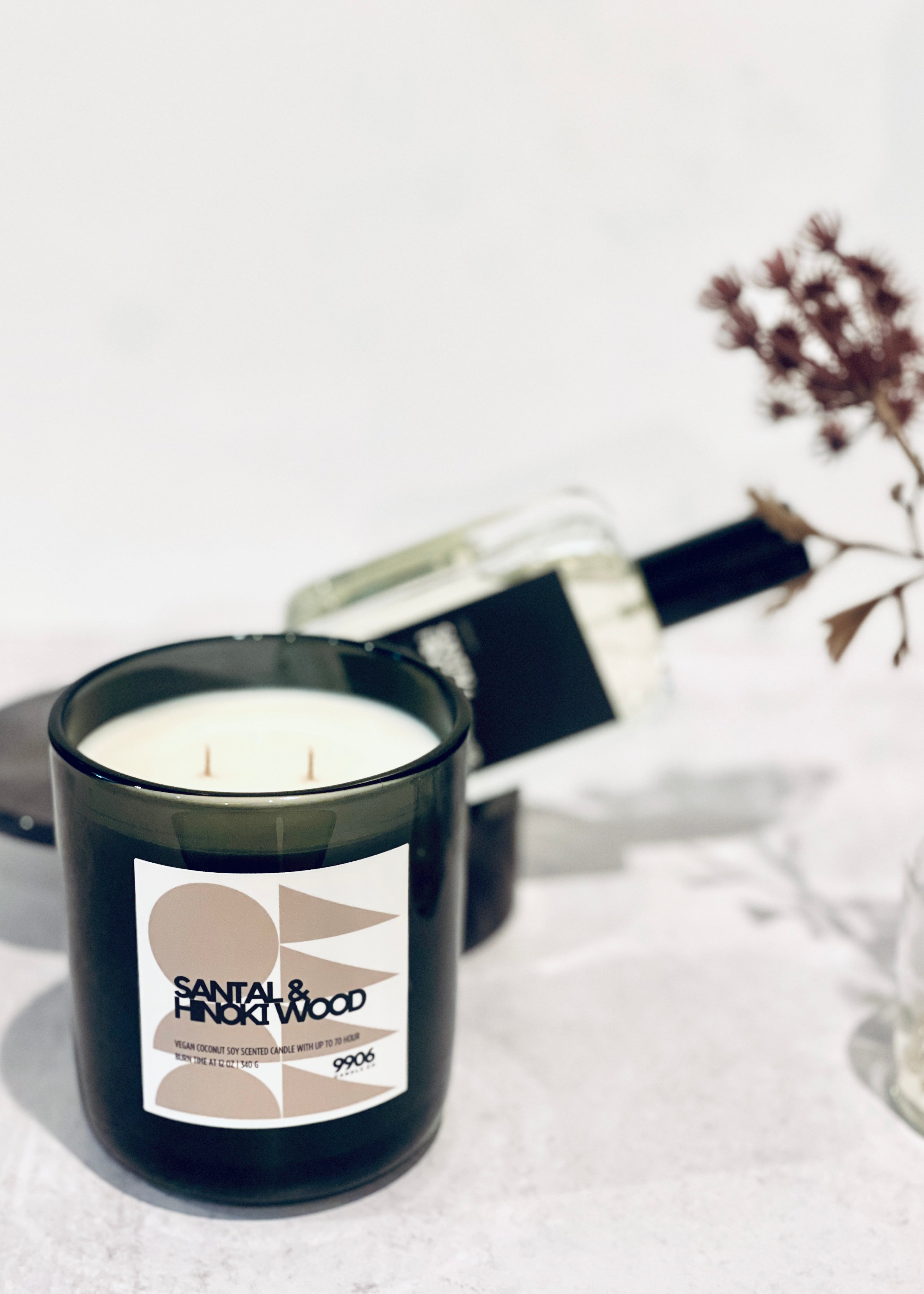 Santal+Hinoki Wood Candle